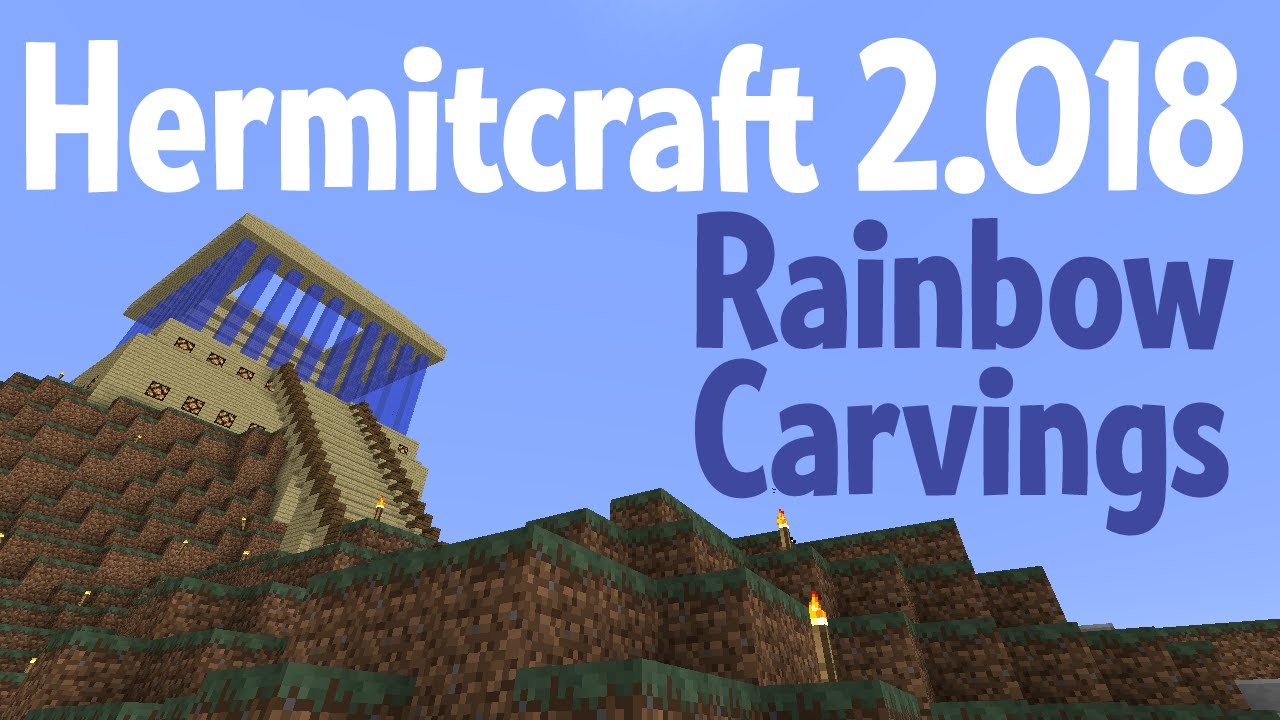 #Hermitcraft 2.018 - Mausoleum Rainbow Carvings