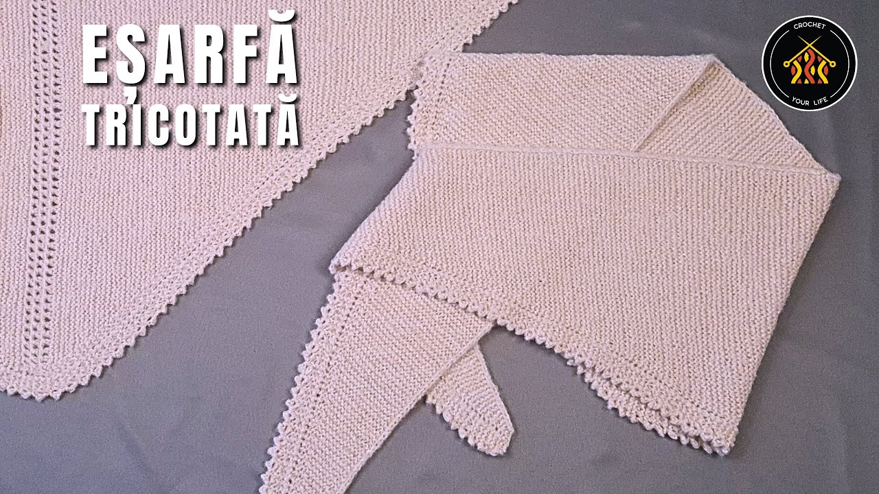 Cum tricotam o esarfa/batic – proiect usor si elegant pentru toate anotimpurile
