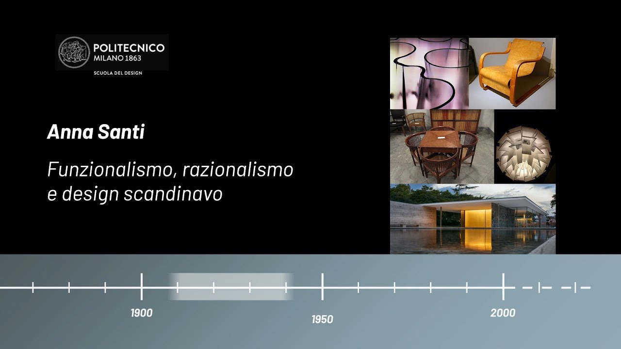 Funzionalismo, razionalismo e design scandinavo (Anna Santi)