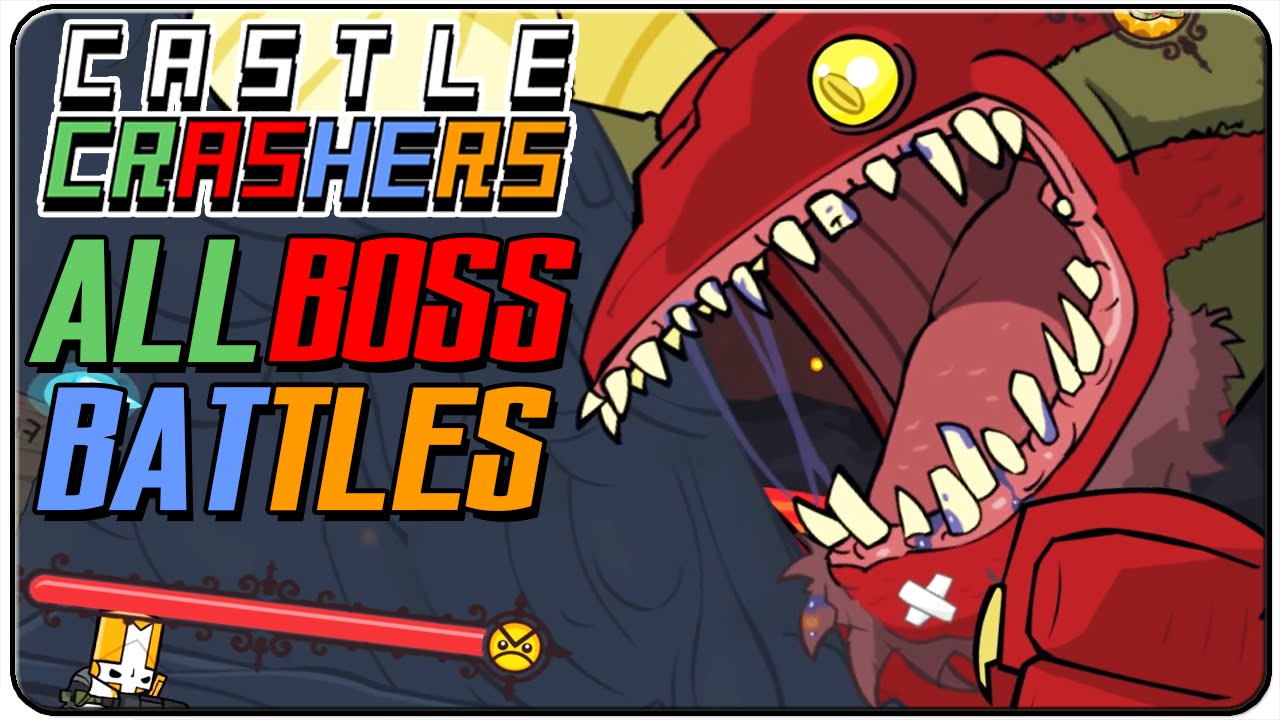 Castle Crashers All Bosses (2 Player)