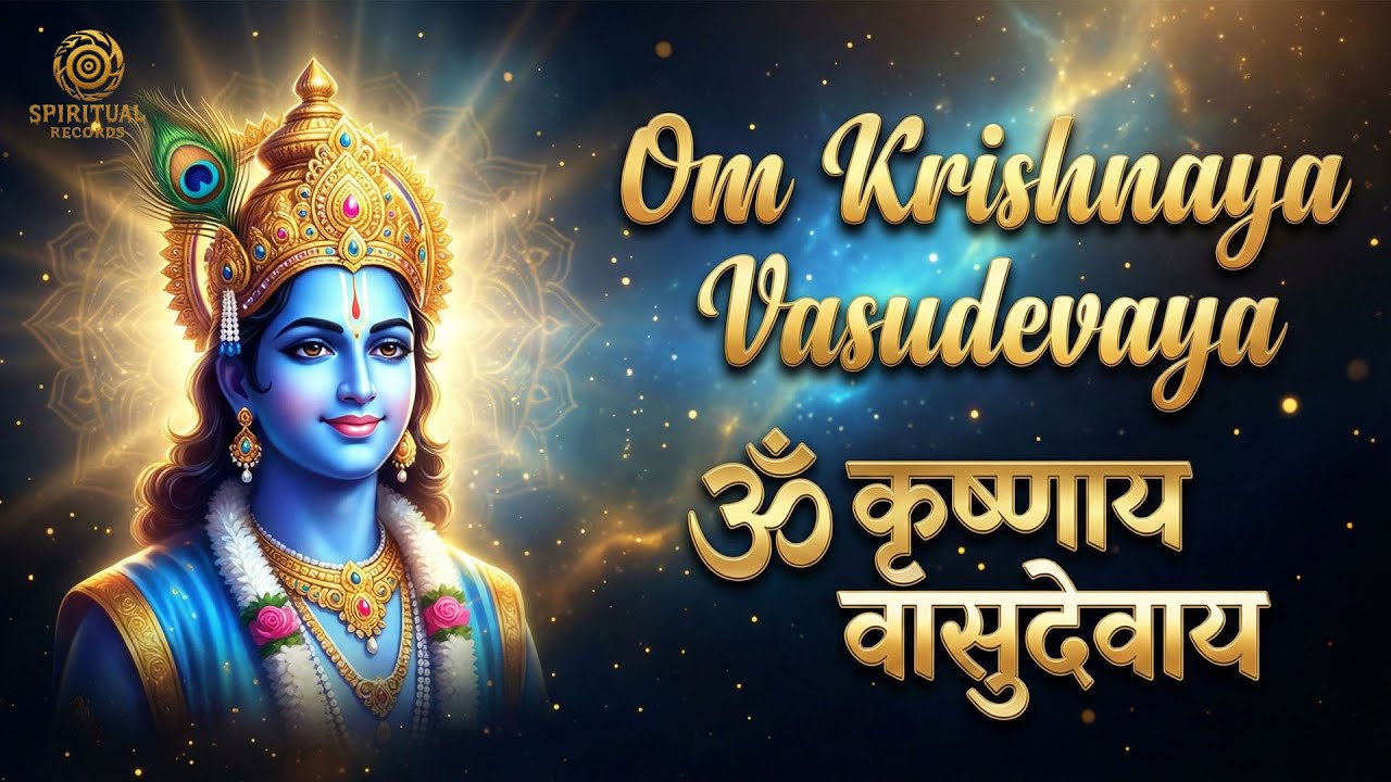 Om Krishnaya Vasudevaya | Chant for Mind Cleansing & Peace | ॐ कृष्णाय वासुदेवाय Mahamantra