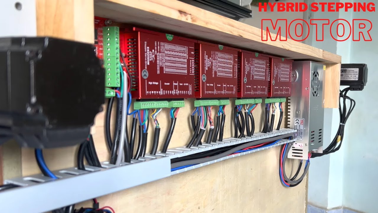 Upgrade CNC: change step motor 42 into hybrid stepping servo motor 57