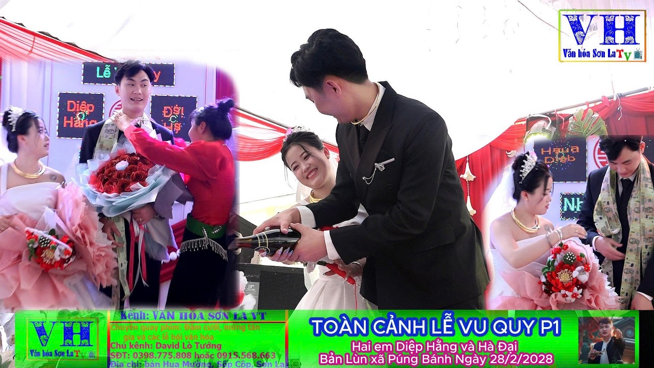 TOÀN CẢNH LỄ VU QUY P1 | cua hai em  Diệp Hằng và Hà Đại bản Lùn xã Púng Bánh ngày 28/2/2026