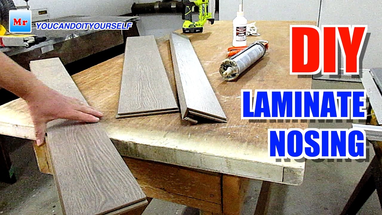 Make a Nosing With Laminate Flooring Scraps