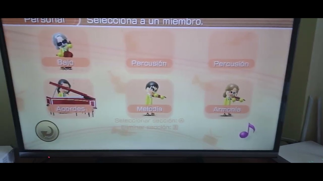 Wii Music Minueto en Sol mayor Estilo Clásico