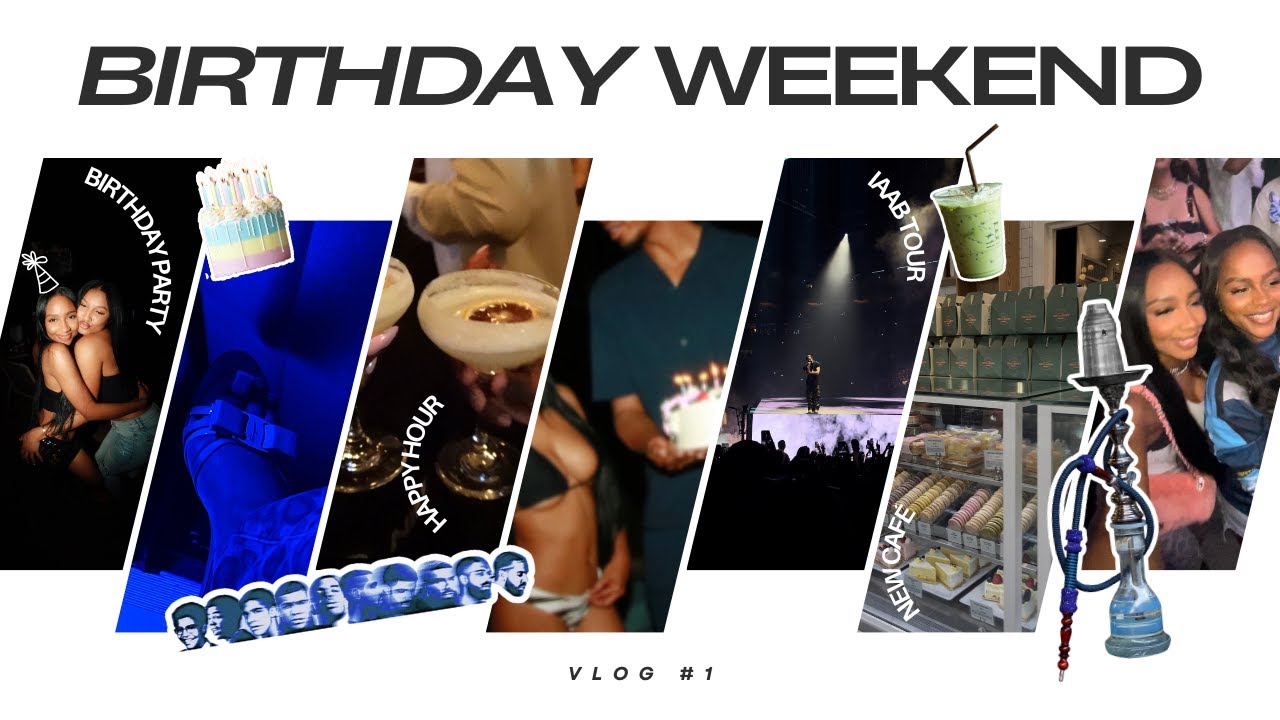 VLOG| Birthday Weekend *DRAKE CONCERT, HAPPY HR, BIRTHDAY PARTY