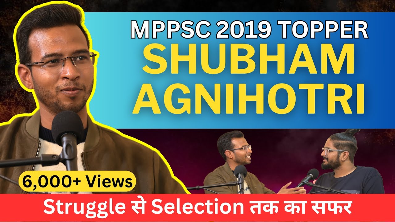 MPPSC Aspirant का Struggle से Selection तक का सफर | AD Shubham Agnihotri on Indian Aspirant Show