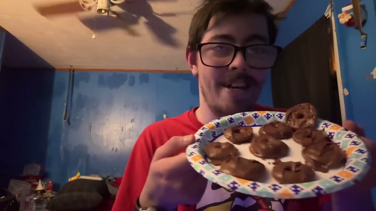 Turning cake mix to donuts 