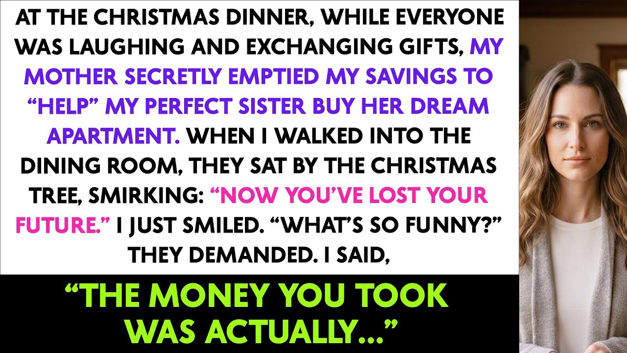 At The Christmas Dinner, While Everyone Was Laughing And Exchanging Gifts,My Mother Secretly Emptied