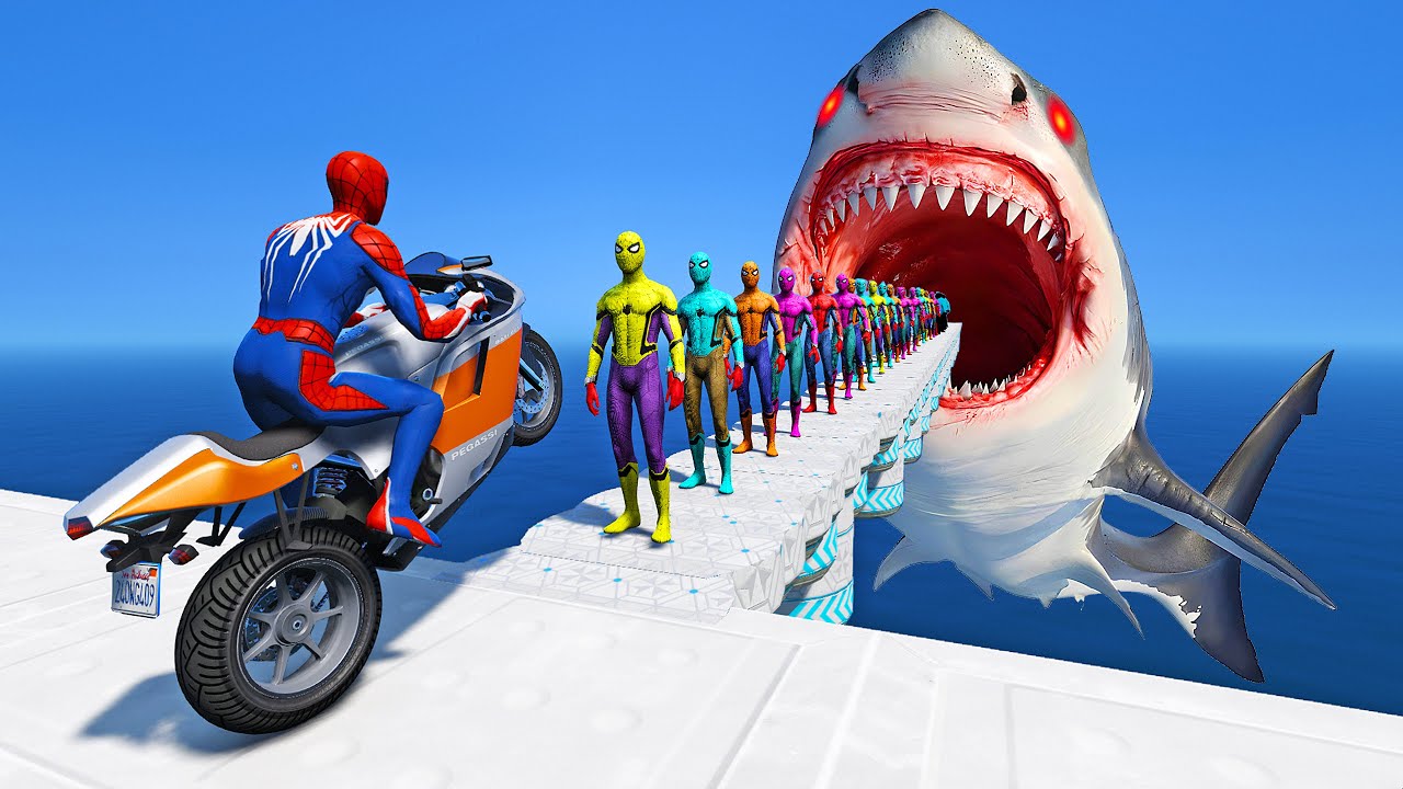 الرجل العنكبوت انقاذ باتمان Spider-Man Rescue batman vs iron man vs venom funny Game GTA 5 superher