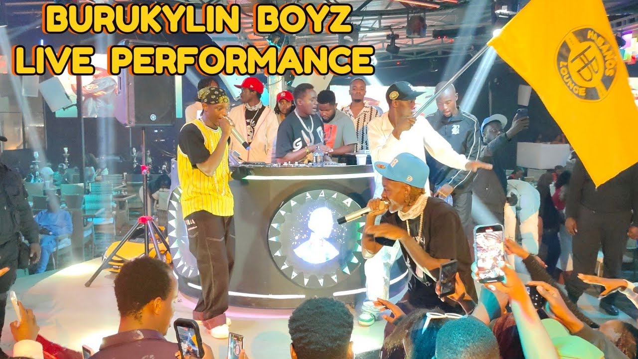 Burukylin Boyz's full fire performance at Habanos Launge.@BURUKLYNBOYZ 