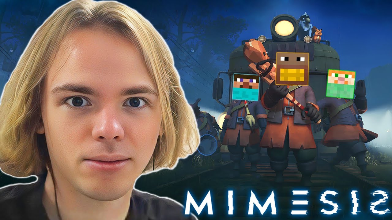 ФРЕДЖ, ФЫВФЫВ и СОСИСКА ИГРАЮТ в СМЕШНОЙ ХОРРОР 🤣 | MIMESIS