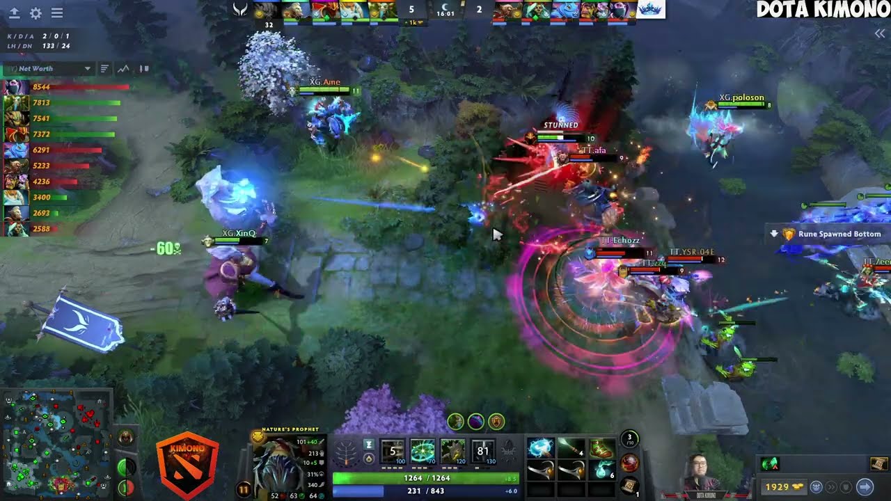 🔥 7.38C - Ame Nature Prophet Hard Carry - Xtreme Gaming vs Tearlaments  Dota 2 (no commentary)