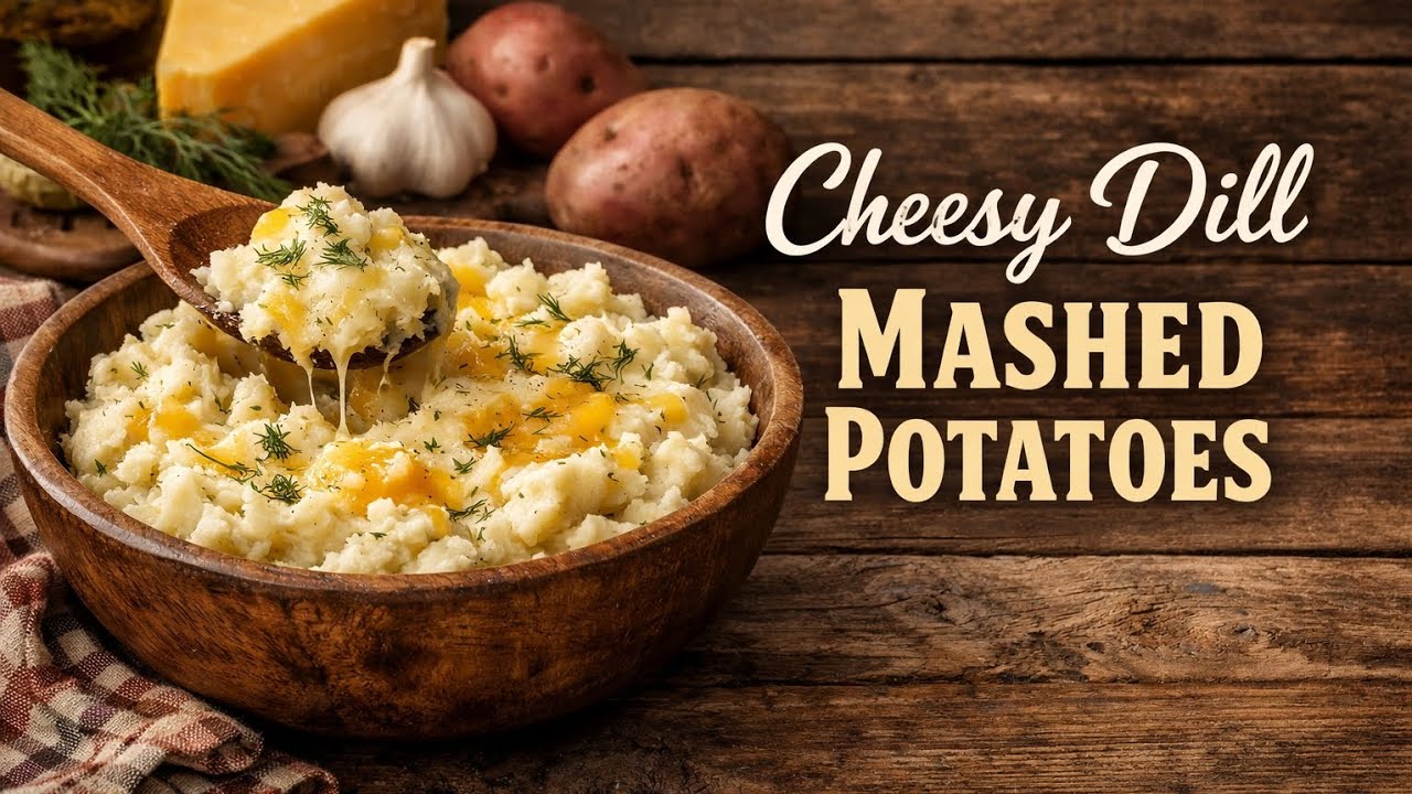 Cheesy Dill Mashed Potatoes Recipe and Directions