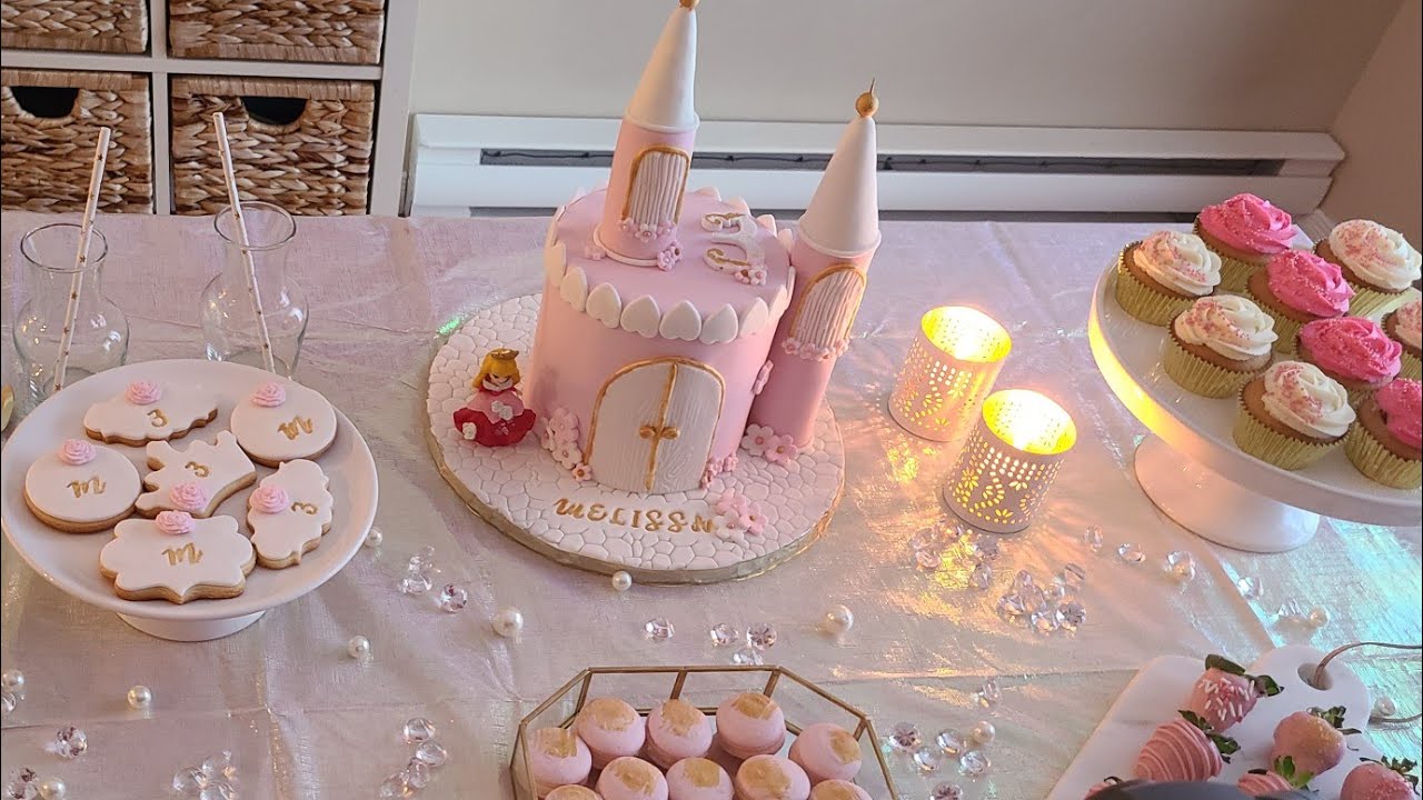 Préparatifs de l'anniversaire de ma fille 🎉🎂 recettes gâteau château, cupcakes et sablés 💖😘