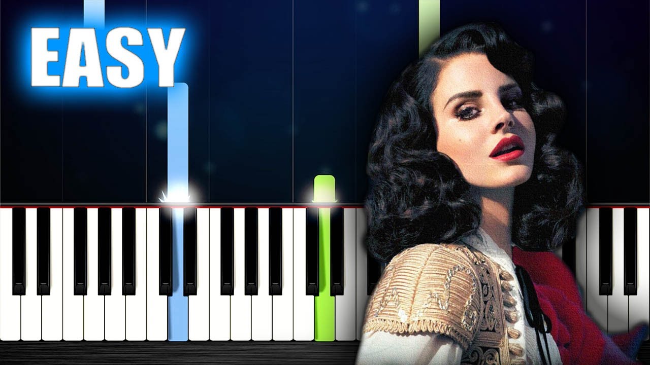 Lana Del Rey - Young and Beautiful - EASY Piano Tutorial