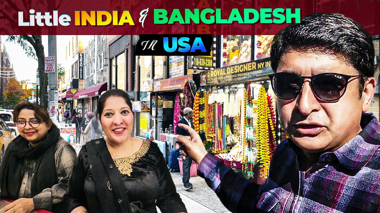 Little india and Bangladesh in New York USA
