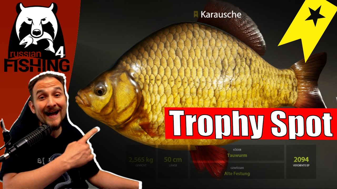Russian Fishing 4 - Alte Festung - Trophy Spot: Karausche