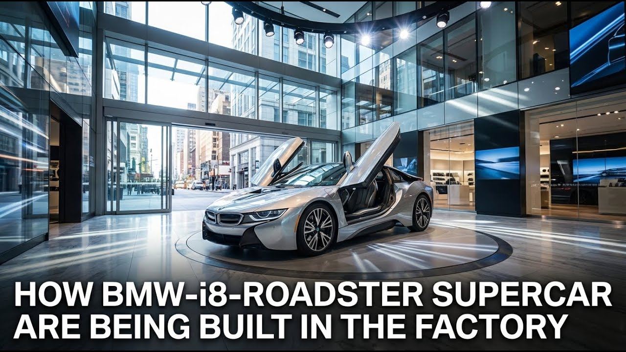 BMW i8 Roadster Supercar Is Built | Inside the High-Tech Factory Process