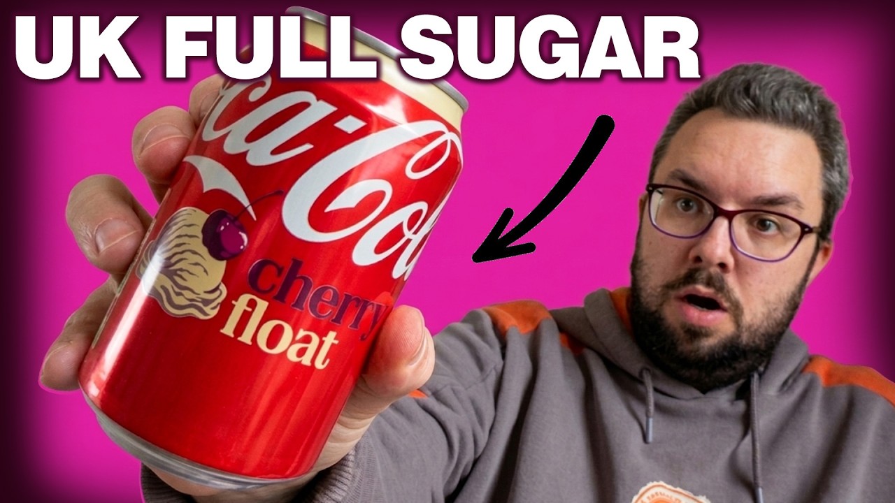 Coca-Cola Cherry Float NEW ⚠️ (UK FULL SUGAR) ⚠️ Review
