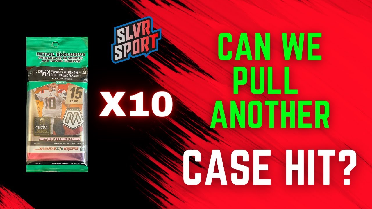 🤑 $175 Retail Rip 🤑 2022 Mosaic Football Cello Multipacks (X10)