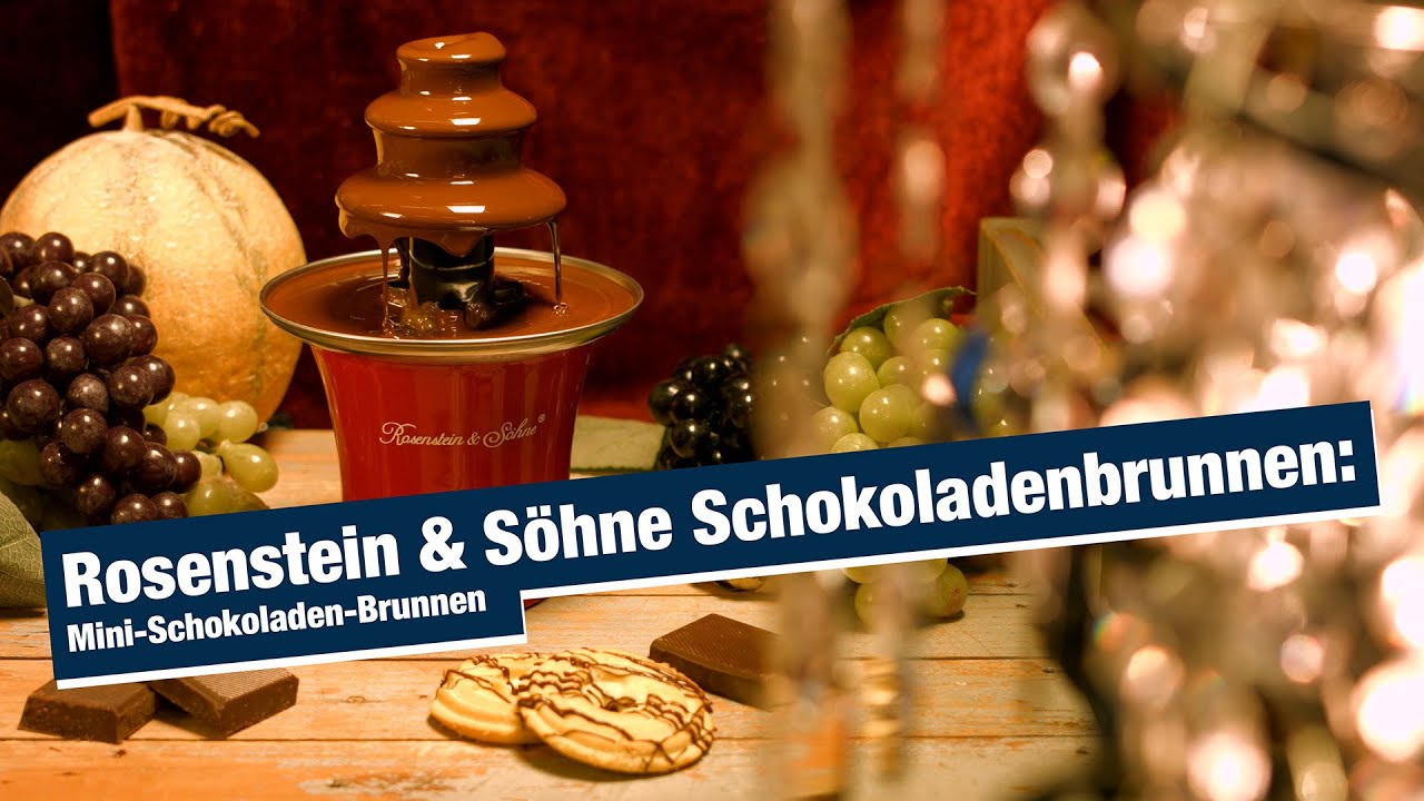 Rosenstein & S&ouml;hne Schokoladenbrunnen: Mini-Schokoladen-Brunnen