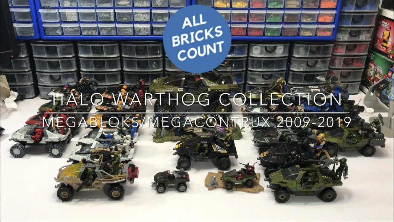 My MegaBloks MegaConstrux Warthog collection 2009-2019