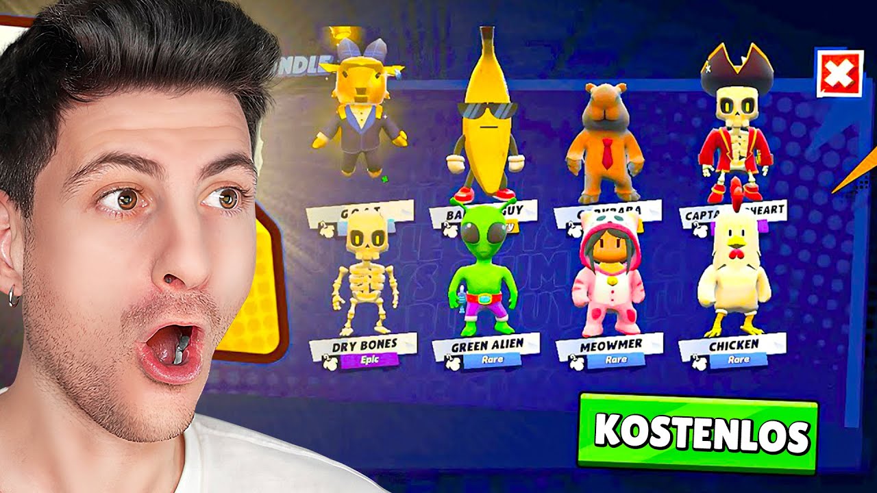 ALLES KOSTENLOS in STUMBLE GUYS WTF!!!