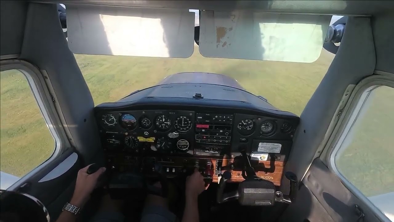 Pierwszy samodzielny lot   PPLA   16 lat Cessna 152  First solo flight on cessna 152