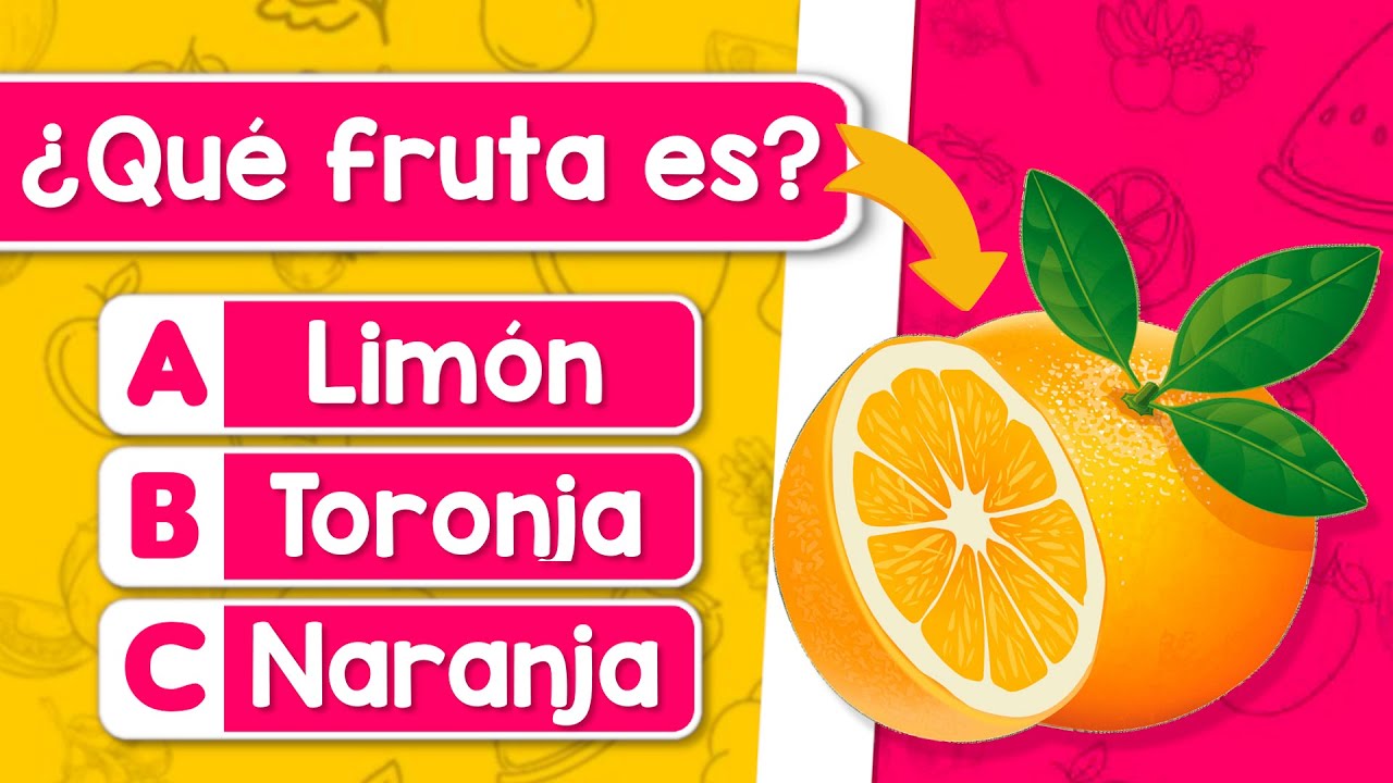 Descubre el Nombre de la Fruta o Verdura🍉🍋 Test de Cultura General 🍏MeQuiz