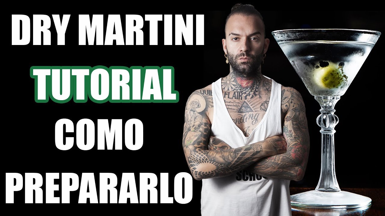 🍸 DRY MARTINI CLÁSICO TUTORIAL /  COMO PREPARARLO #martini #drymartini #tutorial #cocktail #español