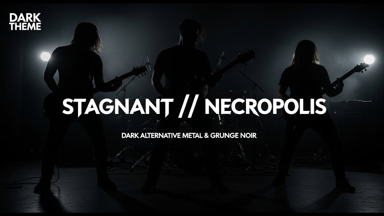 🎶 STAGNANT // NECROPOLIS - Full Album | Dark Alternative Metal & Grunge Noir  🎶