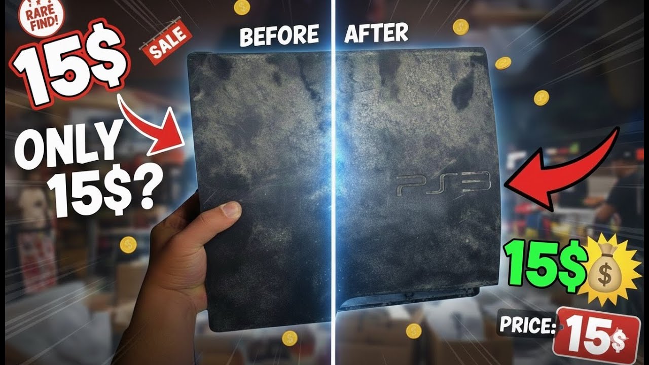 I Found a DEAD PS3 at the JUNK MARKET for $15!😱 Restoration Challenge