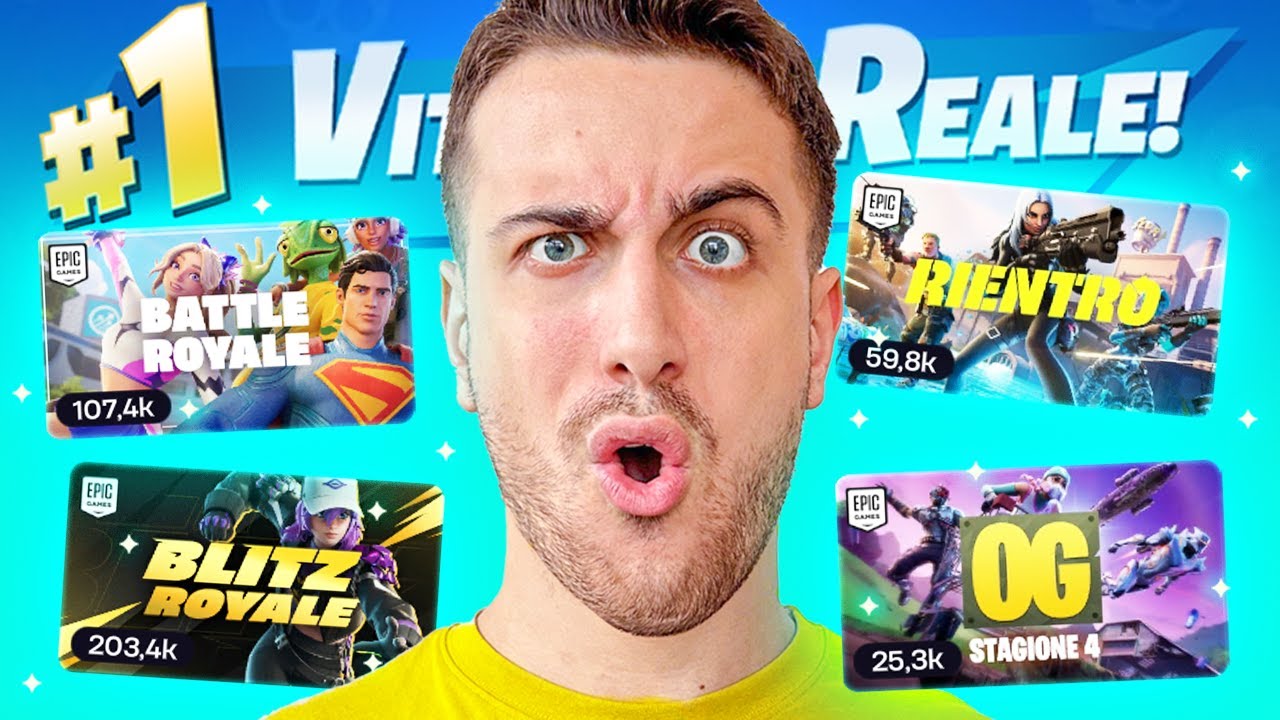 Gioco e VINCO in TUTTE le Modalità di Fortnite! Battaglia Reale, Blitz, OG e Reload! Fortnite ITA!