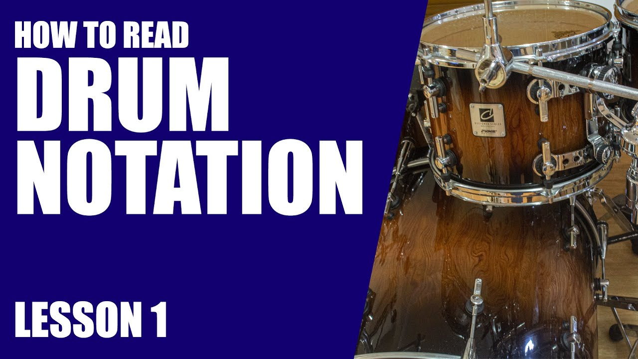 How to Read Drum Notation - Lesson 1