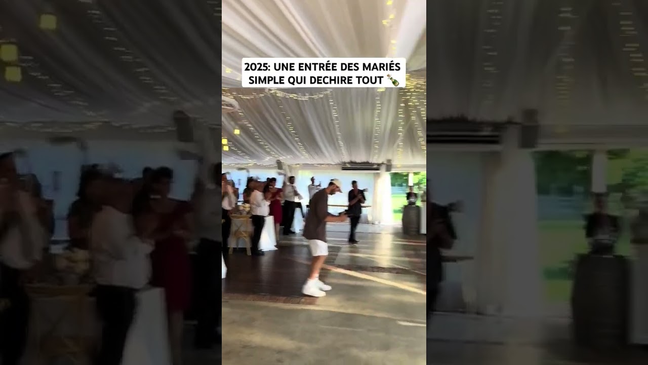 2026: UNE ENTR&Eacute;E DES MARI&Eacute;S SIMPLE QUI DECHIRE TOUT 🍾 #entr&eacute;edesmaries #mariage