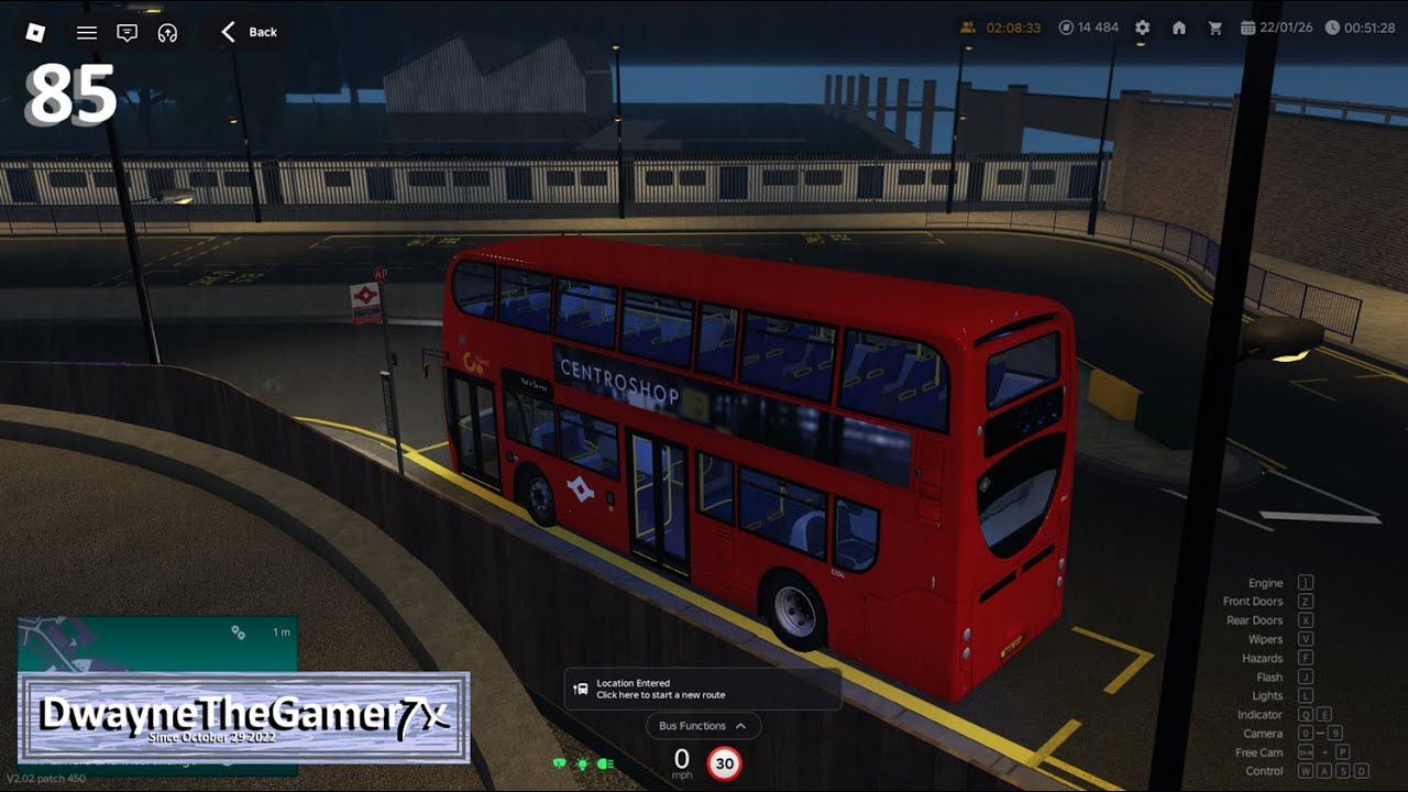 Gameplay 85 | Roblox Croydon London Bus Simulator