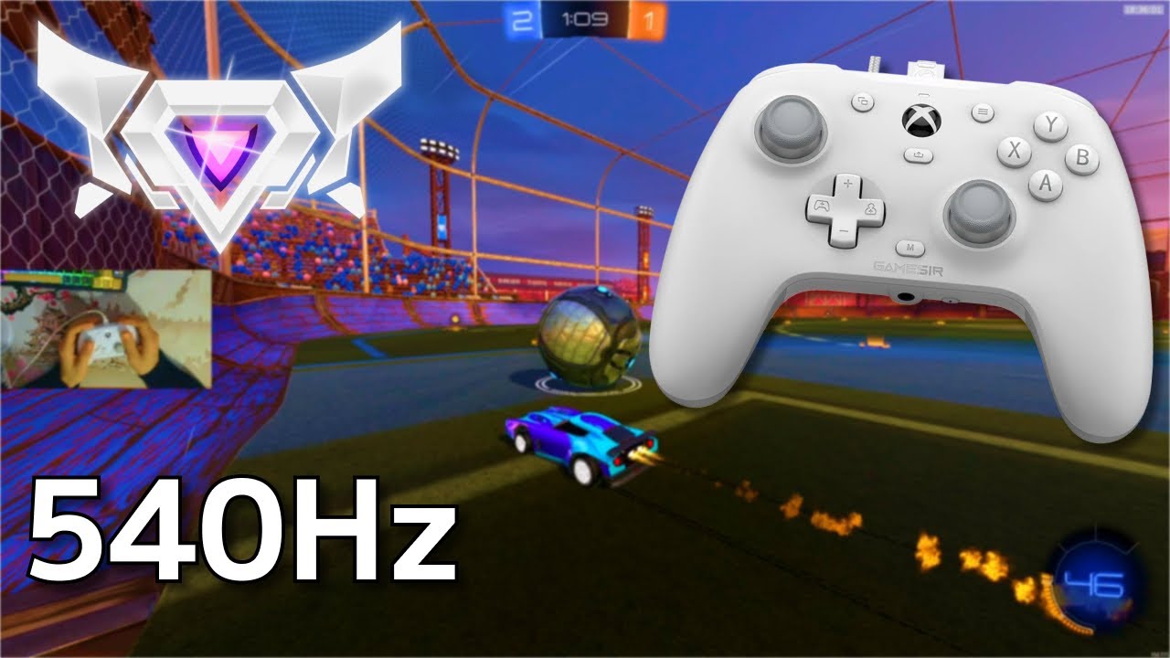 GameSir G7 HE ASMR 😴 Rocket League Ranked 🏆 Satisfying 360 FPS 4K