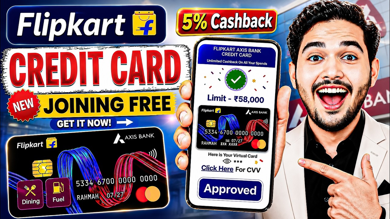 Flipkart Axis Bank Credit Card Kaise Banaye | How to Apply Flipkart Axis Bank Credit Card 2026