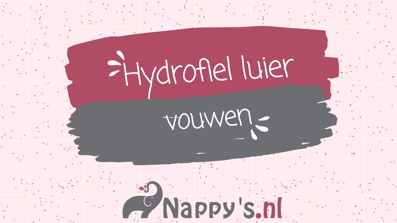 Hydrofiel luiers vouwen