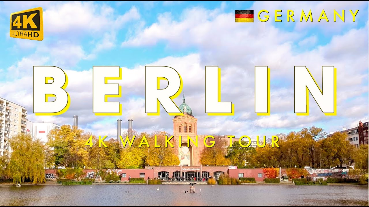 Пешеходная экскурсия в 4K HDR по Берлину. Прогулка от Митте до Энгеля Беккена в Кройцберге.