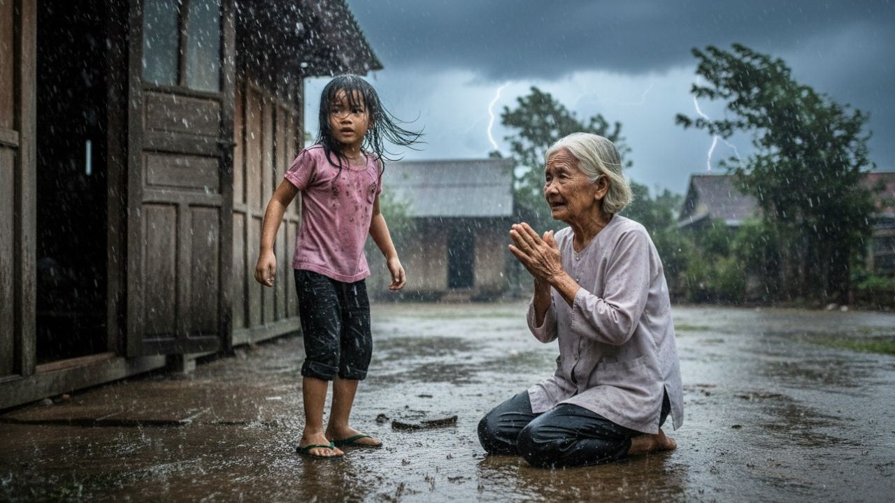 Đứa Trẻ Bị Bỏ Rơi Giúp Cụ Bà Giữa Cơn Bão – Không Ngờ Hành Động Ấy Thay Đổi Cả Cuộc Đời