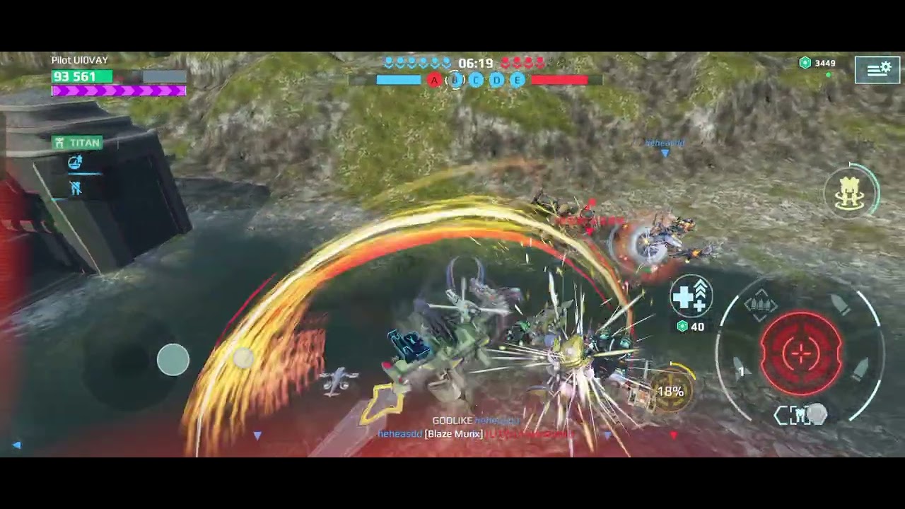 War robots|| sword unit -190 was killed by many robots in a single match this very like it 