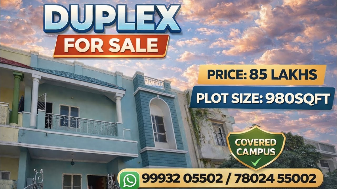 3bhk duplex for sale in Bhopal 