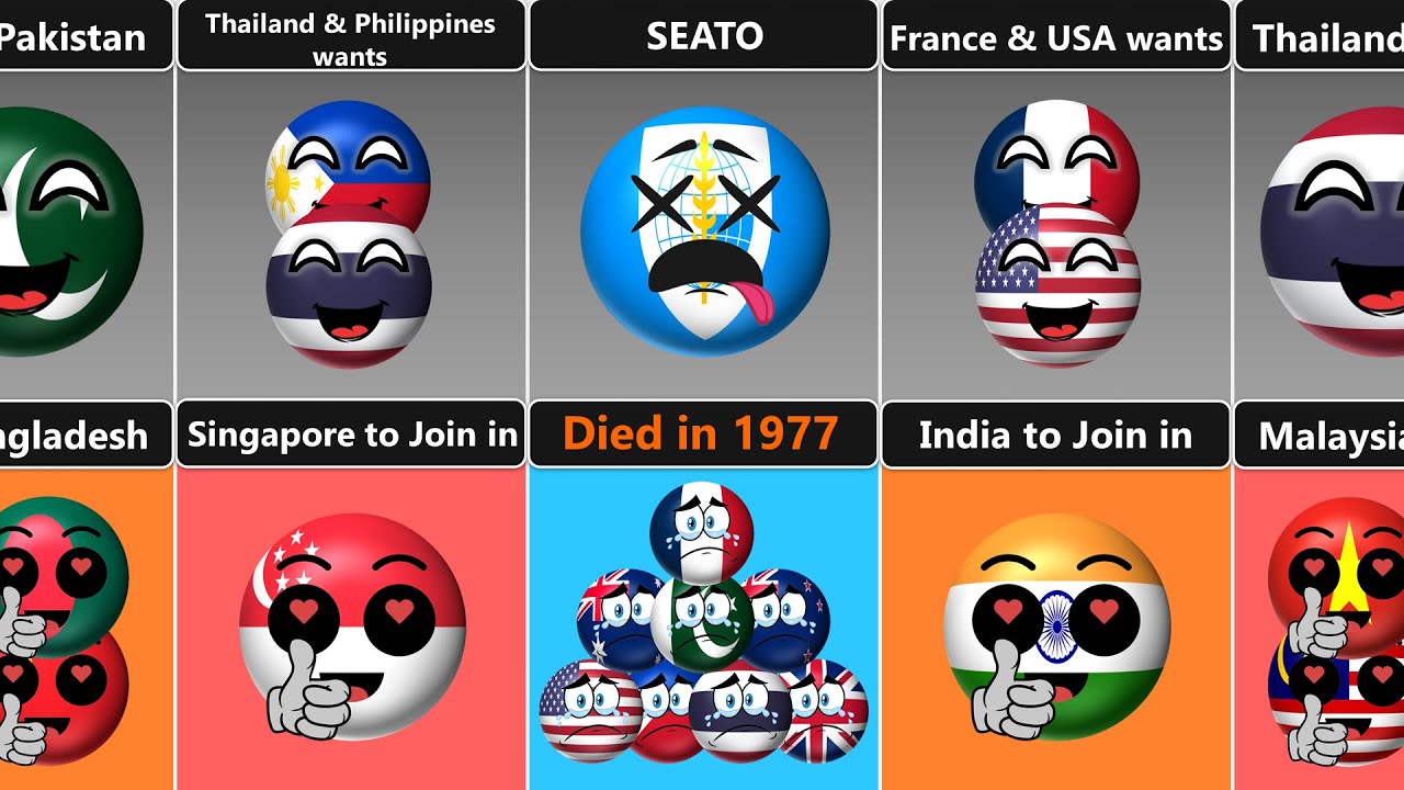 If SEATO (Asian NATO) Never Died - Which New Member Will Join It [Countryballs]