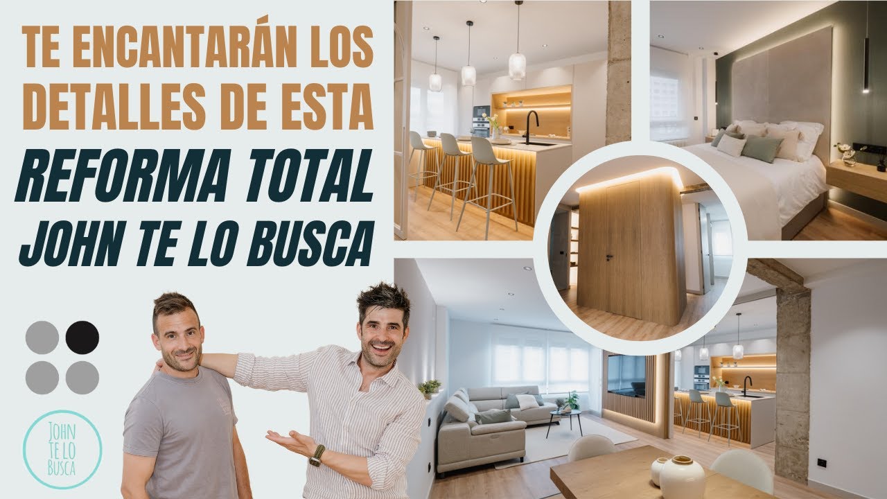 ¡INCREÍBLE! PISO Totalmente REFORMADO por John Te Lo Busca y Cocina Moderna con Isla CJR