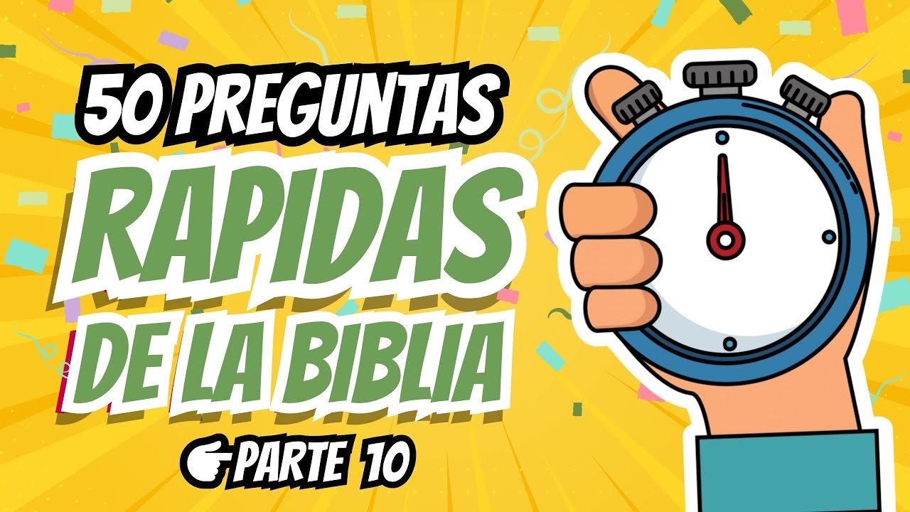 50 PREGUNTAS RÁPIDAS DE LA BIBLIA #10🧠| TEST BÍBLICO