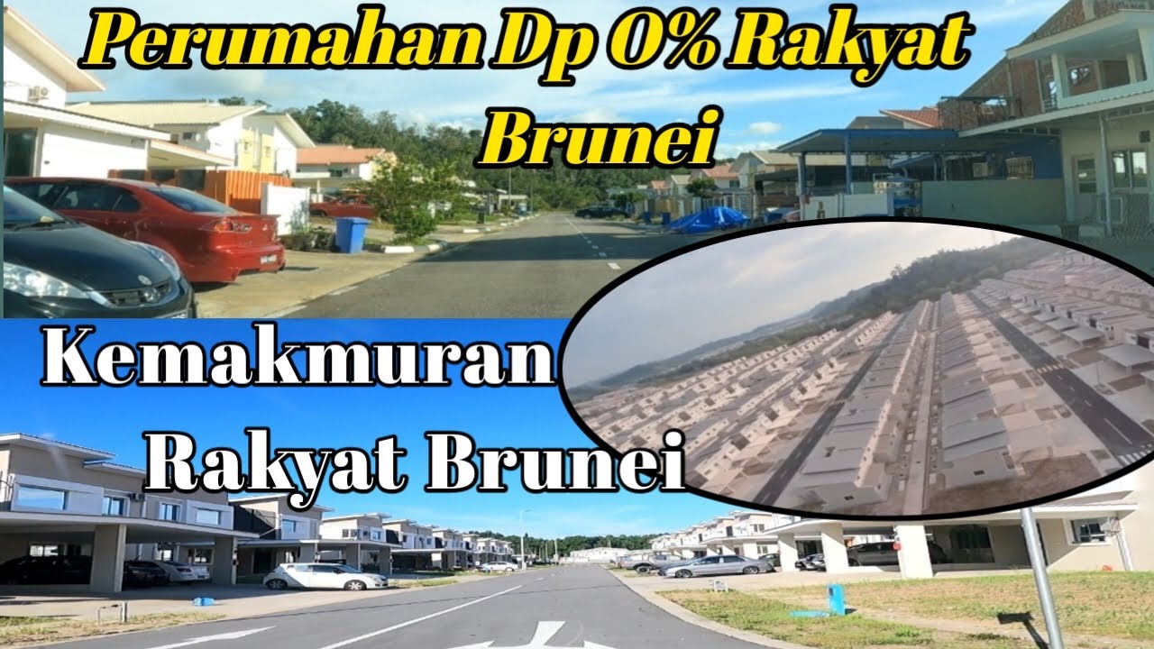 Bukti BRUNEI Makmur|| Rakyatnya  dapat Perumahan mewah