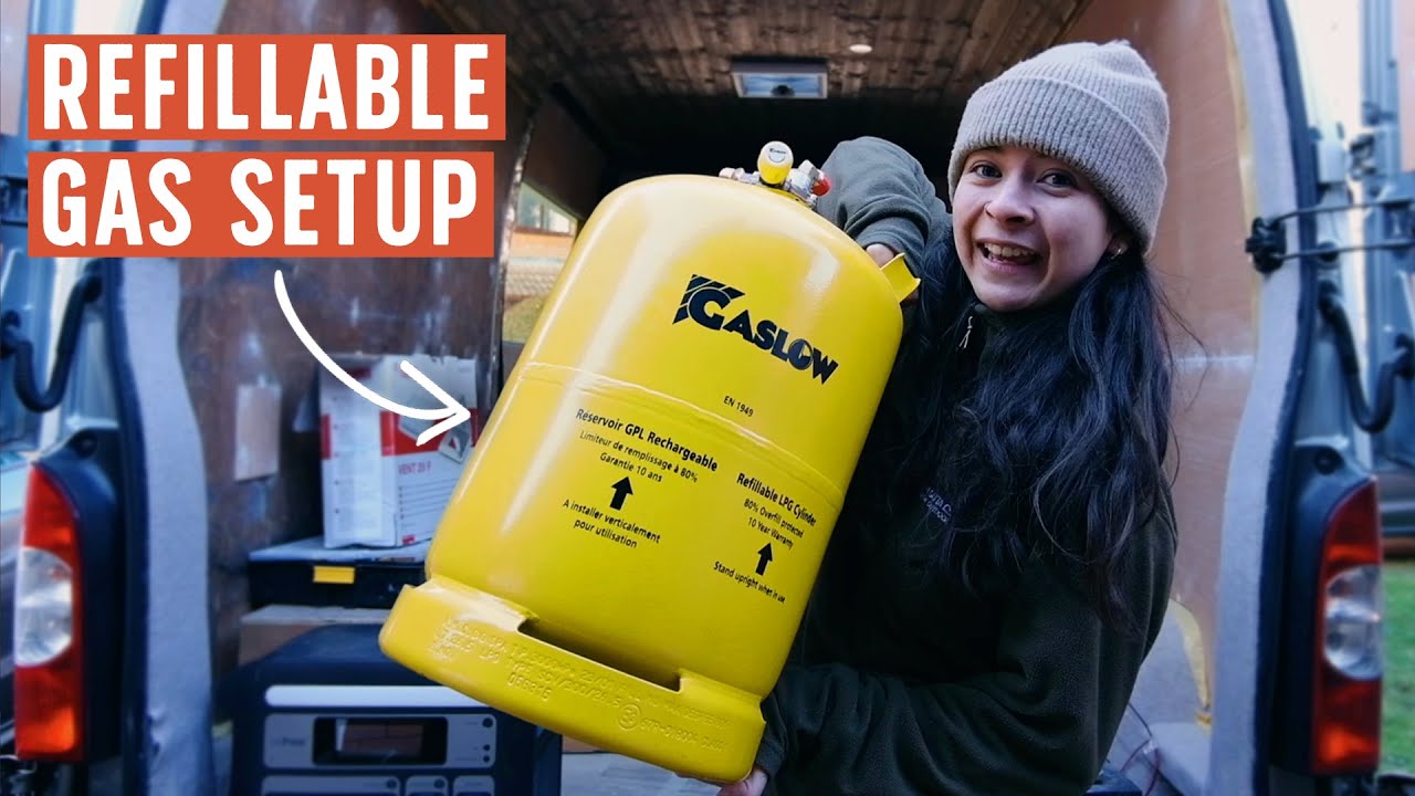 FITTING THE GAS | Refillable LPG System in our Self Build Campervan | Ep 14