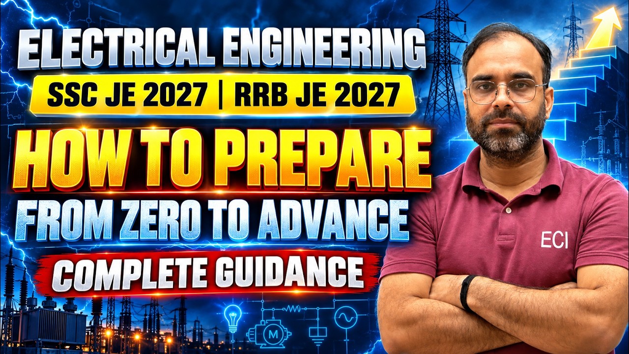 SSC JE 2027 | RRB JE | ALL STATE JE/AE EXAM | HOW TO PREPARE | #sscje #rrbje #rrb #ukpscje #govtjobs